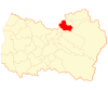 Map of Rancagua commune in O'Higgins Region