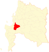 Location of Santa Juana commune in the Bío Bío Region