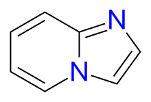 Imidazo[1,2-a]pyridine—an example of imidazopyridine and a core structure of zolpidem and some compounds described below.