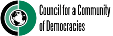 Logo of the Council for a Community of Democracies