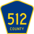 County Route 512  marker