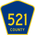 County Route 521  marker