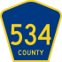 County Route 534  marker