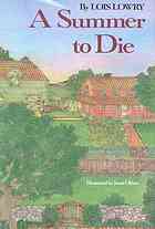 Cover art from first edition of "A Summer to Die" by Lois Lowry