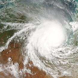 Image of Severe Tropical Cyclone Harvey (16S) on 7 February 2005.
