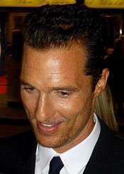 Photo of Matthew McConaughey at the 2013 Toronto International Film Festival premiere.