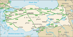 European Turkey Highways