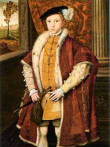 Painting of Edward at 9 years.