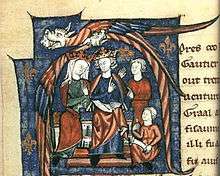 Picture of Henry II and Eleanor of Aquitain