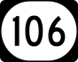 Kentucky Route 106 marker