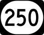 Kentucky Route 250 marker