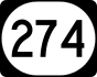 Kentucky Route 274 marker