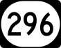Kentucky Route 296 marker