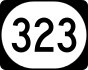 Kentucky Route 323 marker