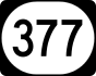 Kentucky Route 377 marker