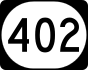 Kentucky Route 402 marker