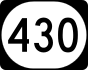 Kentucky Route 430 marker