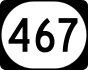Kentucky Route 467 marker