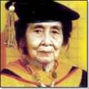 Encarnacion Alzona, the first Filipina to get a Doctor of Philosophy.