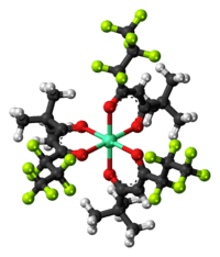 Ball-and-stick model of the EuFOD complex