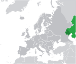 Map showing Kazakhstan in Europe
