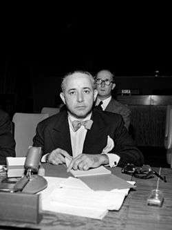Sourdis in 1952 as Chairman of the delegation of Colombia to the Seventh Session of the United Nations General Assembly.