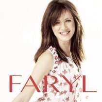 An album cover depicting a smiling, brown-haired girl in her early teens on a white background, featuring "FARYL" in bold, red letters.