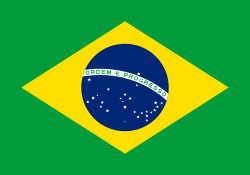 The flag of Brazil