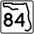 State Road 84 marker