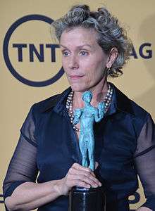 Photo of Frances McDormand at the 21st Annual Screen Actors Guild Awards.