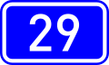 National Road 29 shield