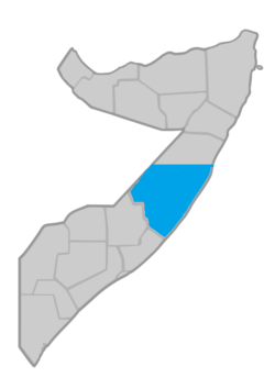 Territory of Galmudug (according to )