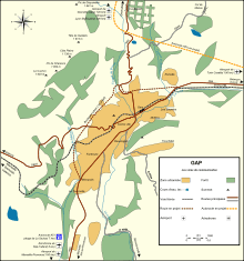 Map of transport in Gap
