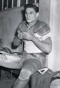 Gene Fekete in 1942, when he played for the Ohio State Buckeyes