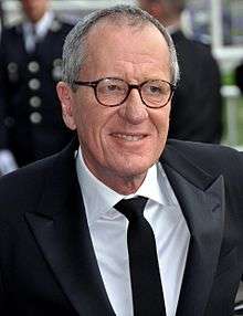 Photo of Geoffrey Rush at the 2011 Cannes Film Festival.