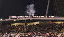 Picture of the Gregan Larkham Grandstand