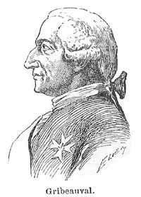 Black and white sketch of a man wearing an 18th century powdered wig on his head and a Maria Theresa Cross on his coat. He has a large hooked nose.