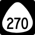 Route 270 marker