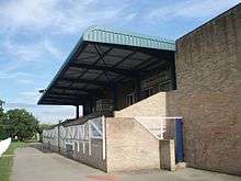 Stand and clubhouse, Havant RFC