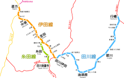 Heisei Chikuhō Railway System Map