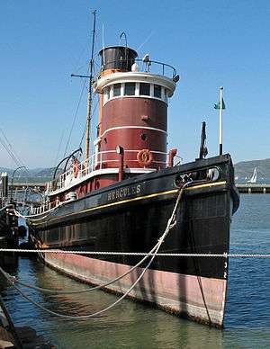 Steam tug "Hercules", Hyde Street Pier, San Francisco Maritime National Historic Park.
