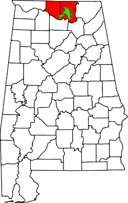 Map of Huntsville Metropolitan Area