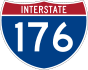 Interstate 176 marker