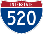 Interstate 520 marker