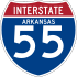 Interstate 55 marker
