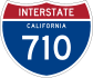 Interstate 710 marker