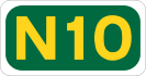 N10 road shield}}