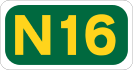 N16 road shield}}