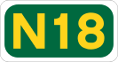 N18 road shield}}