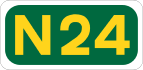 N24 road shield}}